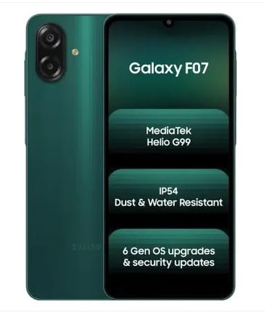 SAMSUNG Galaxy F07 (Green, 64 GB) (4 GB RAM) SAMSUNG Galaxy F07 (Green, 64 GB) (4 GB RAM)
