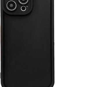 Scalebee Back Cover for Apple iPhone 16 Pro Max Soft and Flexible Matt Finish Anti Slip Scratch Proof Camera Protection Silicon Phone Case (Black)