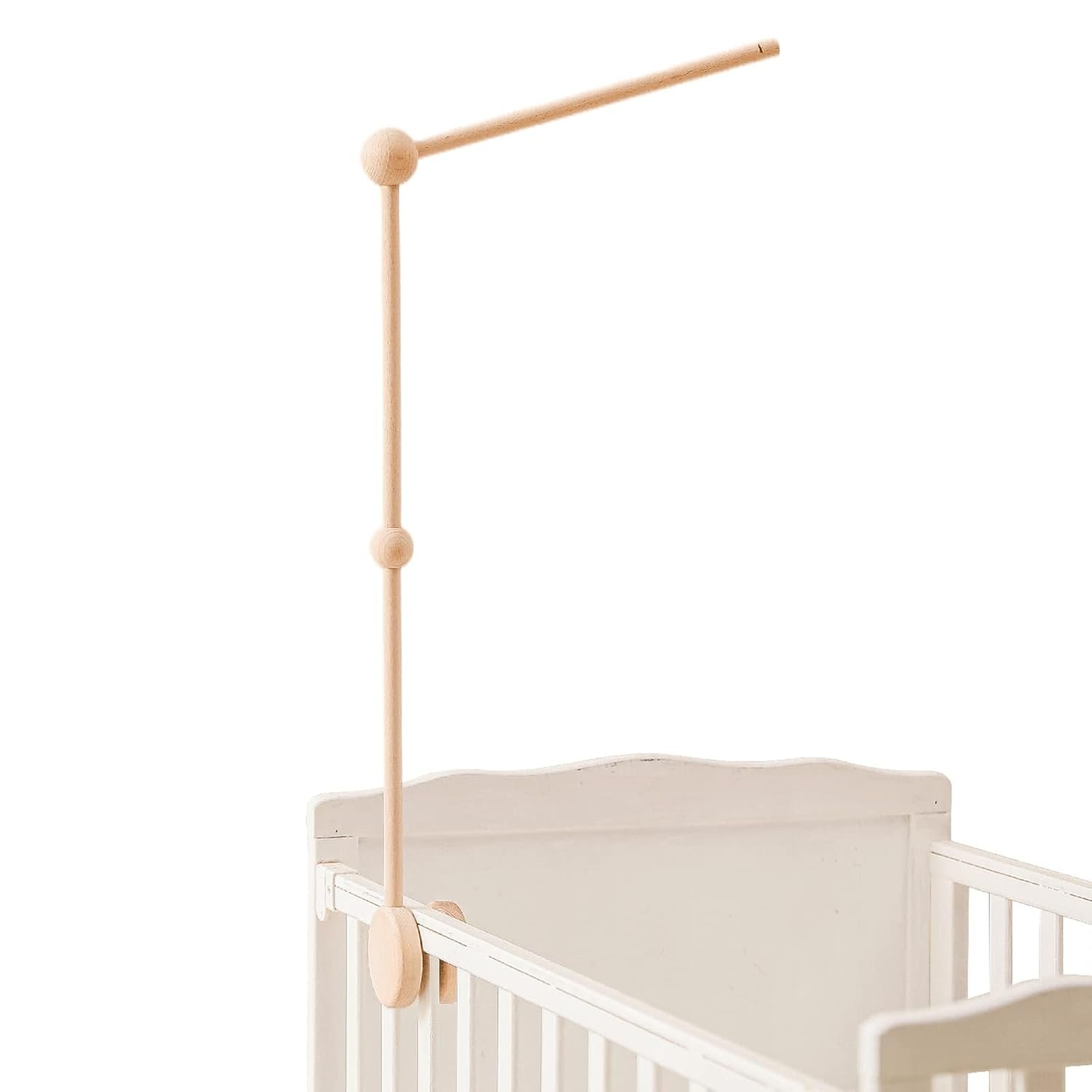 Baby Crib Mobile Holder - Wooden Mobile Arm for Crib,Crib Mobile Arm,Mobile Crib Hanger (Wooden Arm) Baby Crib Mobile Holder - Wooden Mobile Arm for Crib,Crib Mobile Arm,Mobile Crib Hanger (Wooden Arm)