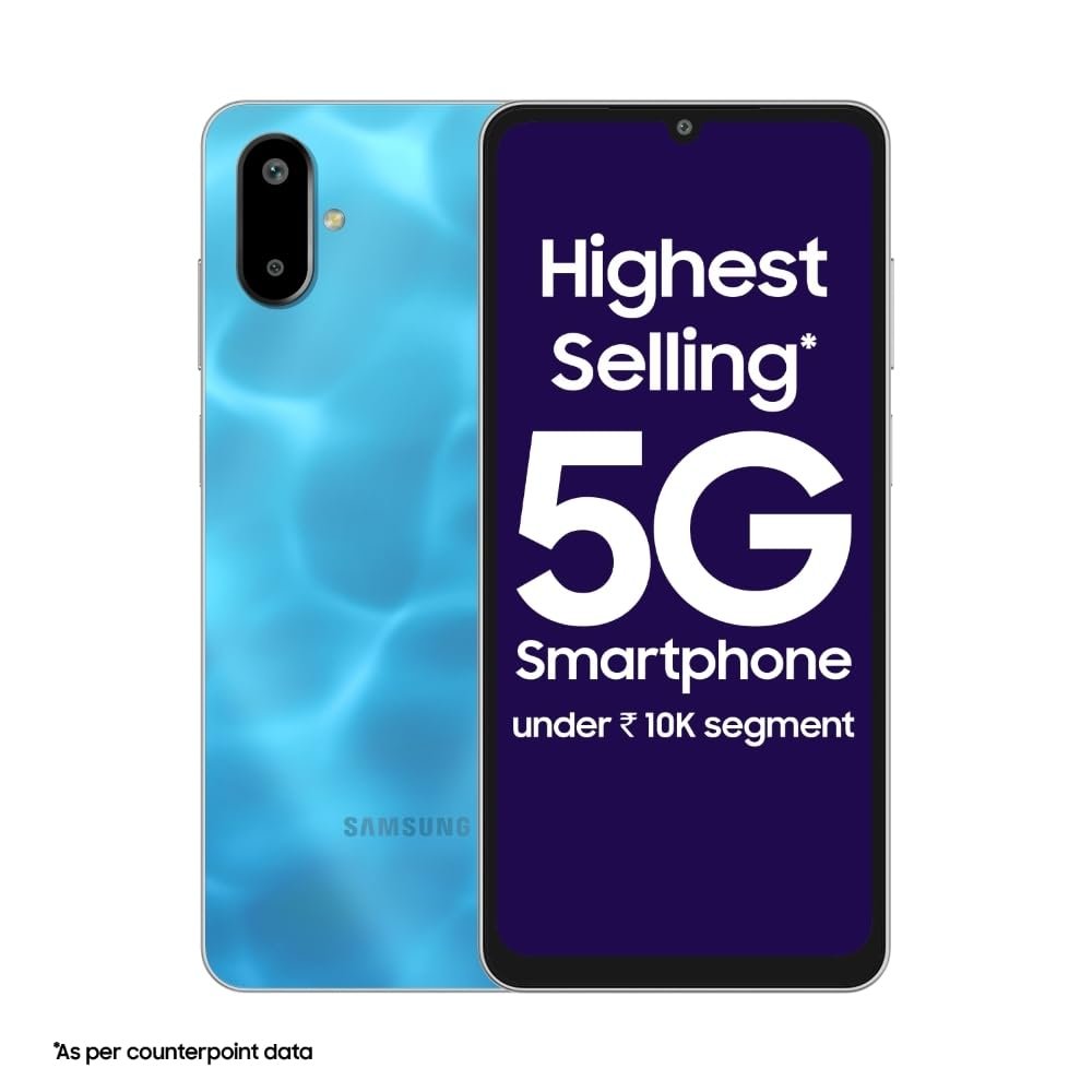 51kwogsjepl. sl1000 Samsung Galaxy F06 5G (Bahama Blue, 128 GB) (6 GB RAM)