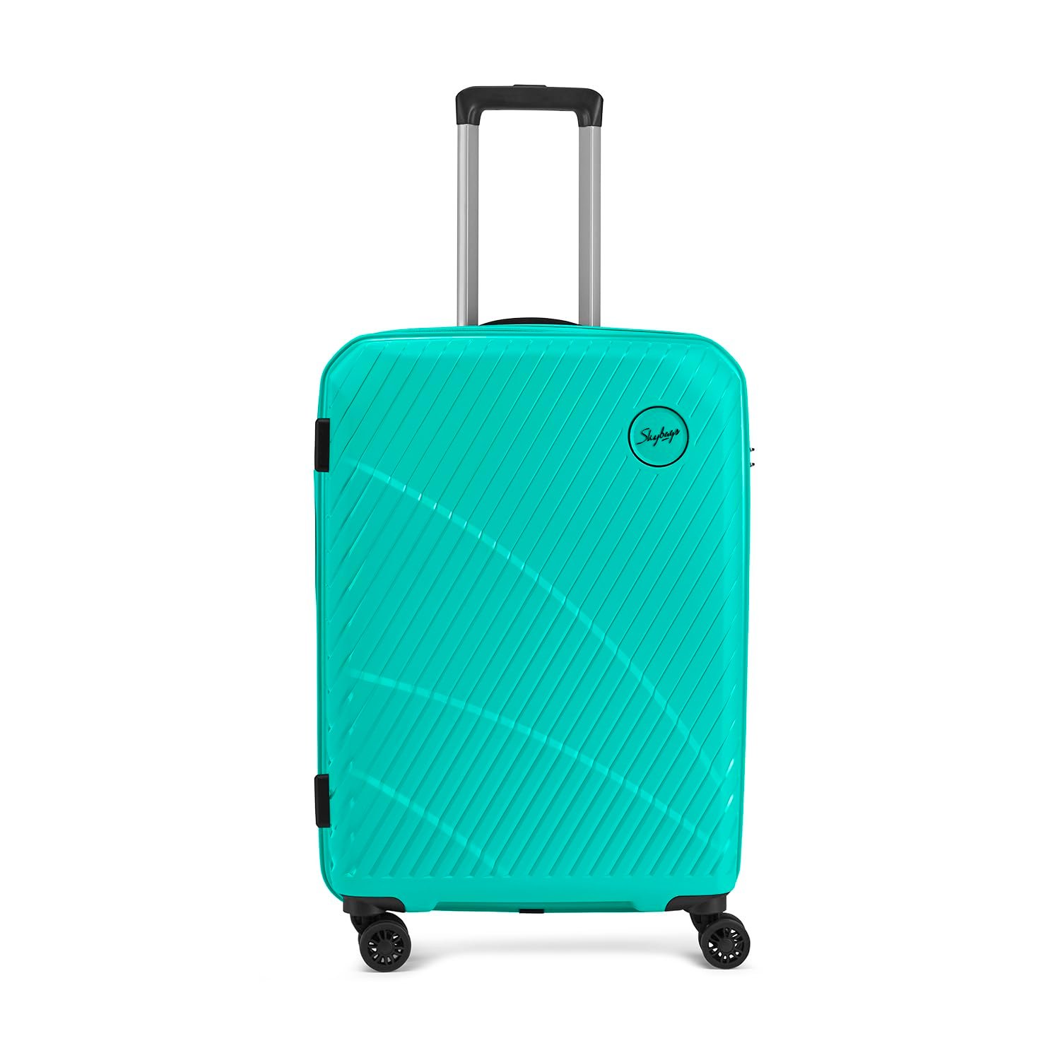 61o1xvivbl. sl1500 Skybags Streax | Check-in Trolley Bag, 66 Cm, Medium Hardside Luggage | 8 Wheels, Combination Lock | Polypropylene | Suitcase for Travel | 5 Year International Warranty | Turquoise