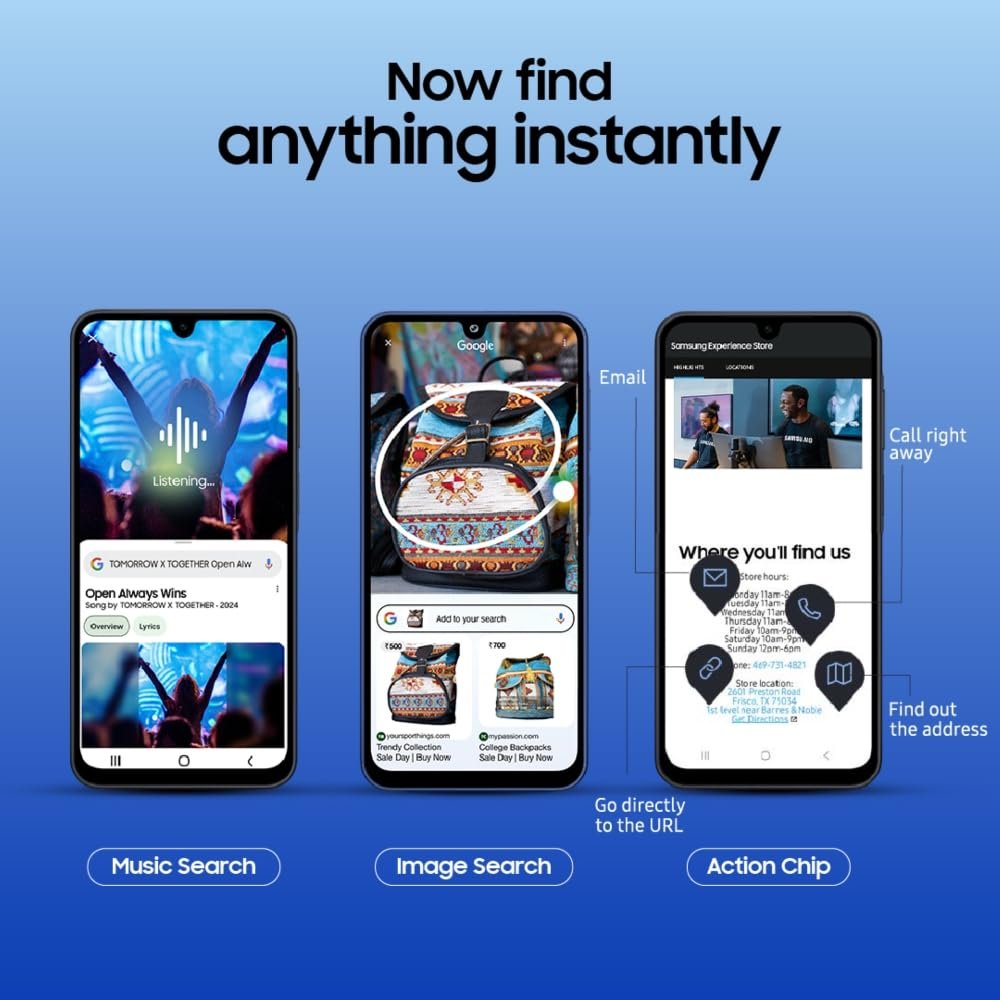 61gqk17xthl. sl1000 1762508957 4562 Samsung Galaxy A17 5G (Gray, 8GB RAM, 128GB Storage) | with Travel Adapter | 50 MP No Shake Camera | Gemini Live | Circle to Search | Super AMOLED | Corning Gorilla Glass Victus | 7.5mm Sleek | AI