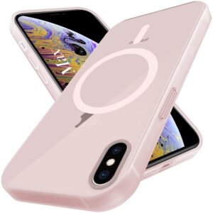Jkobi Back Cover Case for Apple iPhone Xs Max (Frosted Matte Feel | MagSafe Compatible Wireless Charging | Polycarbonate Material)