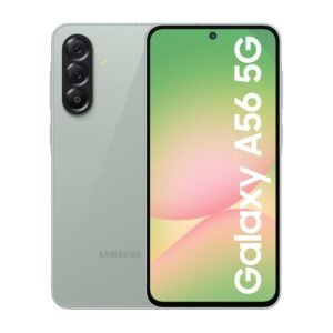 Samsung Galaxy A56 5G (Awesome Olive, 12GB, 256GB) | Metal Frame | Gemini Live | Awesome Intelligence (AI): Circle to Search, Instant Slo-Mo, Auto-Trim, Object Eraser | Flagship Grade Camera