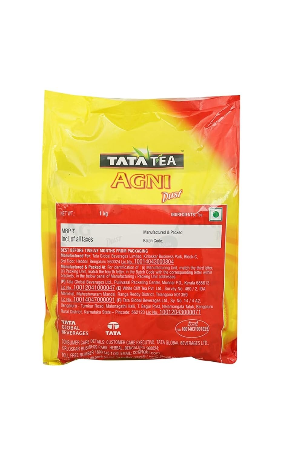 71 6hgnbl9l. sl1500 Tata Tea Agni Dust Tea, 1 kg