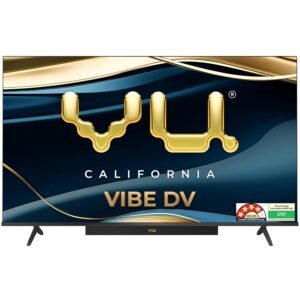 Vu 189cm (75 inches) Vibe Series 4K QLED Smart Google TV 75VIBE-DV