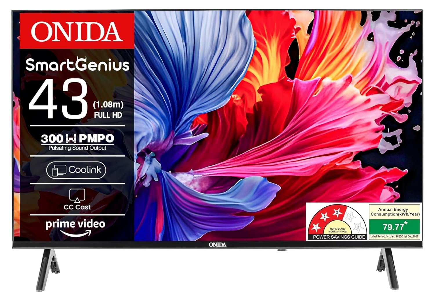 Onida 108 cm (43 inch) Full HD Smart TV 43ACF (Black) Onida 108 cm (43 inch) Full HD Smart TV 43ACF (Black)