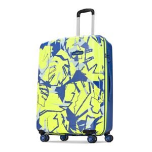 Skybags Lush Hard Luggage | Printed Luggage Trolley with 8 Wheels and TSA Lock| Unisex