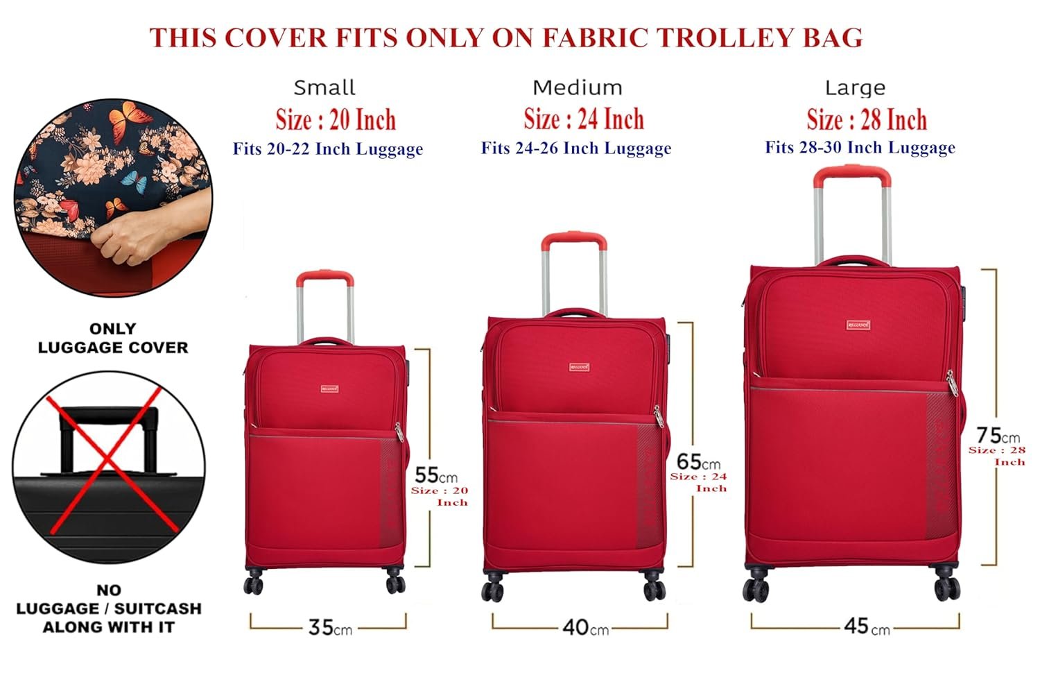 71tssjylbml. sl1500 BIGWING Protective Cover in Polyester Fabric with Geometric Print for | 24 Inch 65 cm Medium Size | Soft Luggage Trolley Bag Cover (Fits Only On Fabric Trolley Bag)