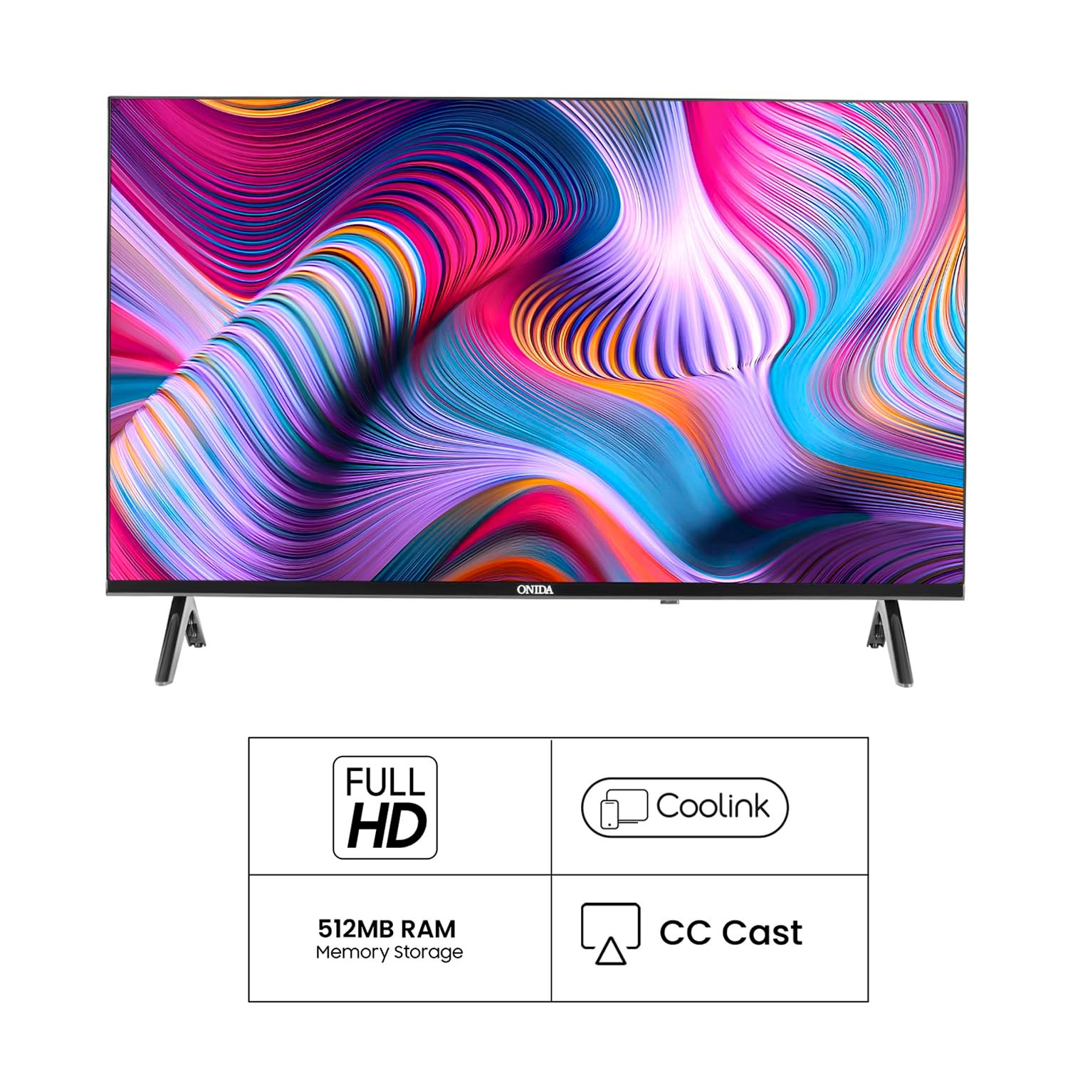 71p18tauibl. sl1500 Onida 108 cm (43 inch) Full HD Smart TV 43ACF (Black)