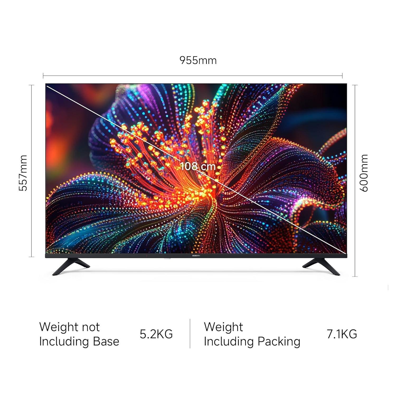81 cr2tmesl. sl1500 Xiaomi 108 cm (43 inch) A Full HD Smart Google LED TV L43MB-AFIN