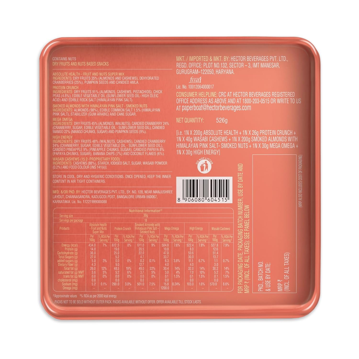 814xznagyxl. sl1500 Paper Boat Diwali Dry Fruits Gift Box, 526g – Diwali Gift Hamper | Festive Dry Fruit Gift | Assorted Mixed Nuts, Dry Fruits & Trail Mix | Cashew, Almonds, Berries and Mixed Nuts