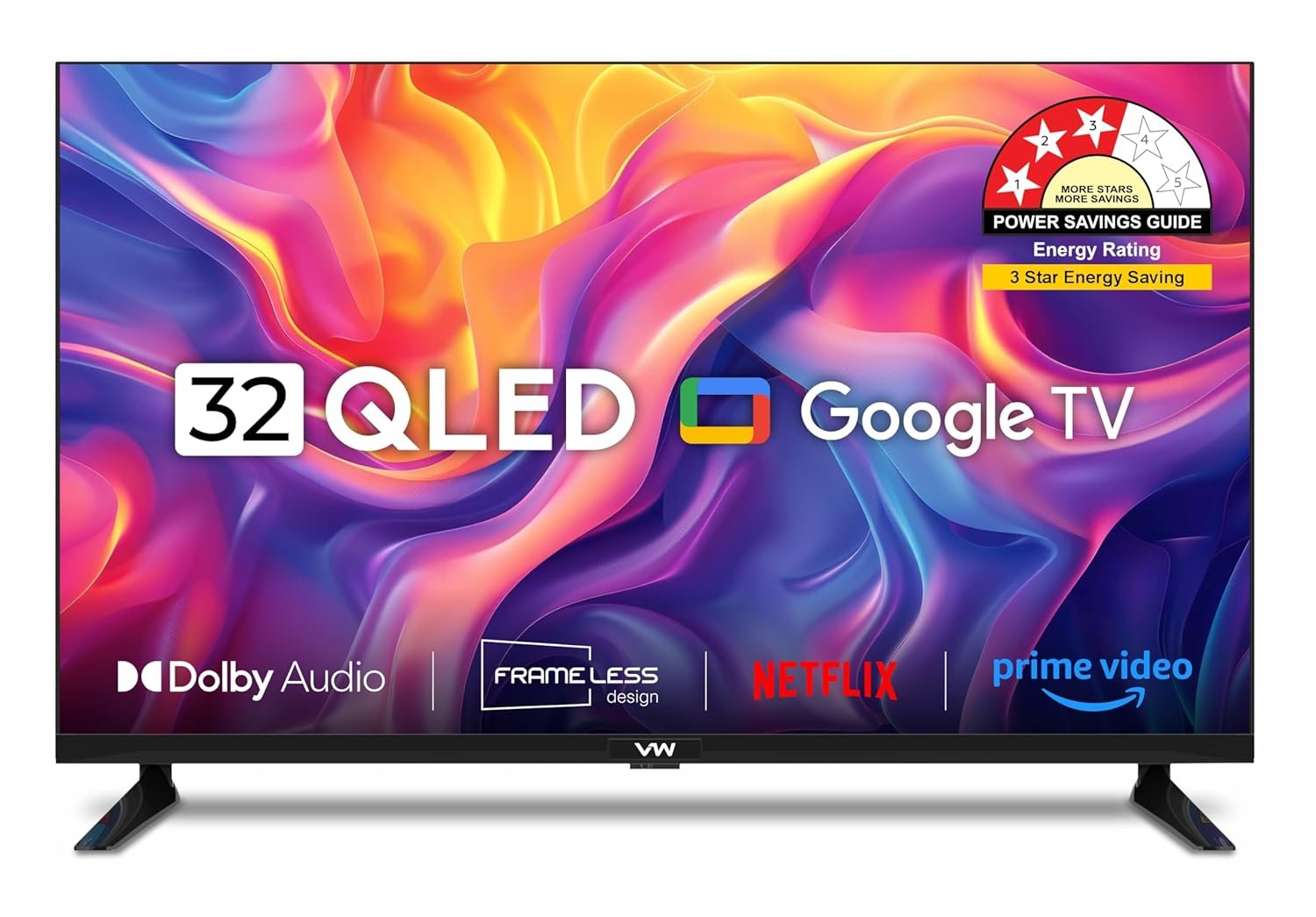 81w7whccosl. sl1500 VW 80 cm (32 inches) Pro Series HD Ready Smart QLED Google TV VW32GQ1