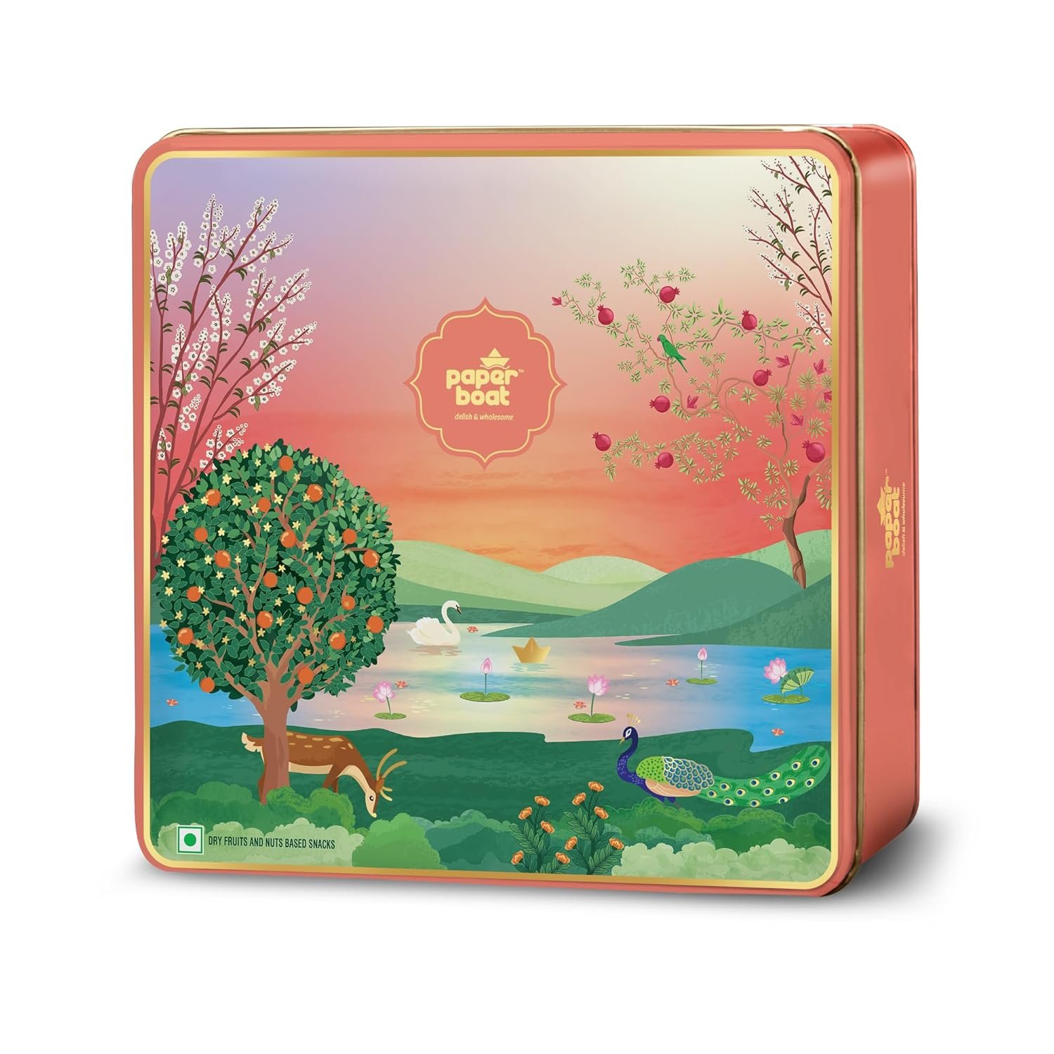 81ajgtgz7pl. sl1500 Paper Boat Diwali Dry Fruits Gift Box, 526g – Diwali Gift Hamper | Festive Dry Fruit Gift | Assorted Mixed Nuts, Dry Fruits & Trail Mix | Cashew, Almonds, Berries and Mixed Nuts