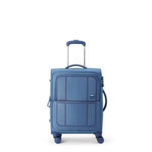 American Tourister Bernplus Large with TSA Lock & 8 Wheels Soft Polyester Trolley Bag/Suitcase for Travel/Travel Bag with Double Spinner Wheels for Smooth Travelling