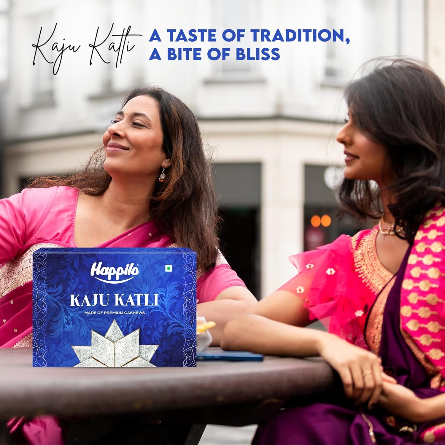 81lki43hfwl. sl1500 Happilo Premium Kaju Katli 200g, Traditional Indian Sweet, Premium Cashew Fudge, Festive Treat