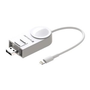 Sevenaire A7 for Apple Watch Charger | 2-in-1 Portable i-Watch Charger | Compatible with Apple Watch Series [10,9Ultra/8/7/6/SE/5/4] with Cable for i-Phones