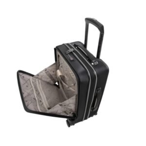 it luggage Rapidity-Black-Cabin-20 inches with Padded Laptop Section Polycarbonate Hard Case Carry-on Luggage 8 Wheel Trolley Bag with TSA Lock & Wet Pouch Inside