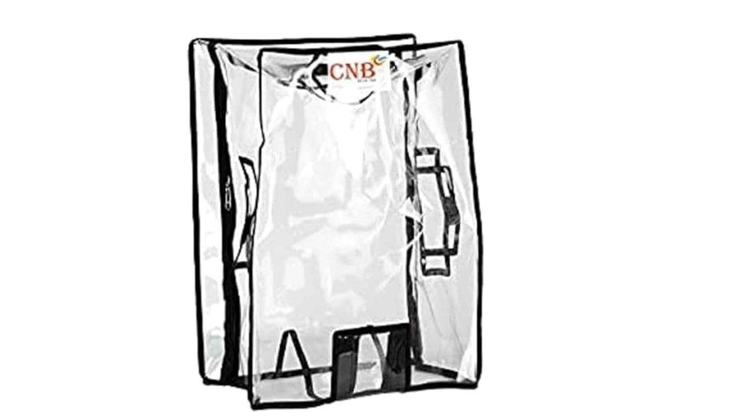 51 l6ffucil. sl1500 CNB Trolley Bag Cover/Suitcase Bag Cover/Waterproof Dustproof Luggage Cover/Zippered Clear PVC Suitcase Covers Protectors, Pack of 3 (Hard Luggage, Sizes 22 26 30)