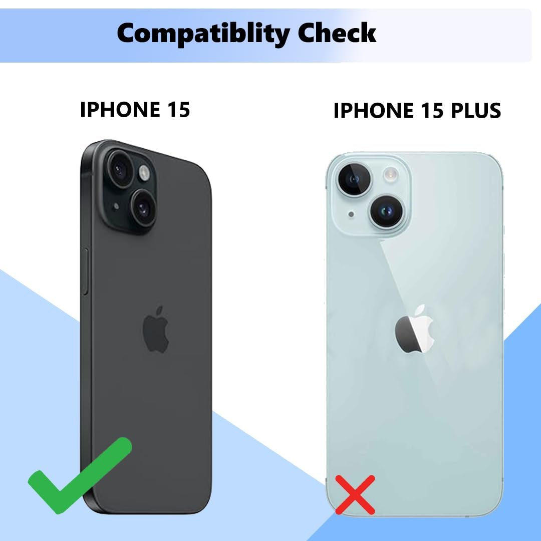 51gxhbgaxvl. sl1080 Tough Lee Back Cover Case for Apple iPhone 15 (Transparent) (Soft Silicon) (Pack of 1)