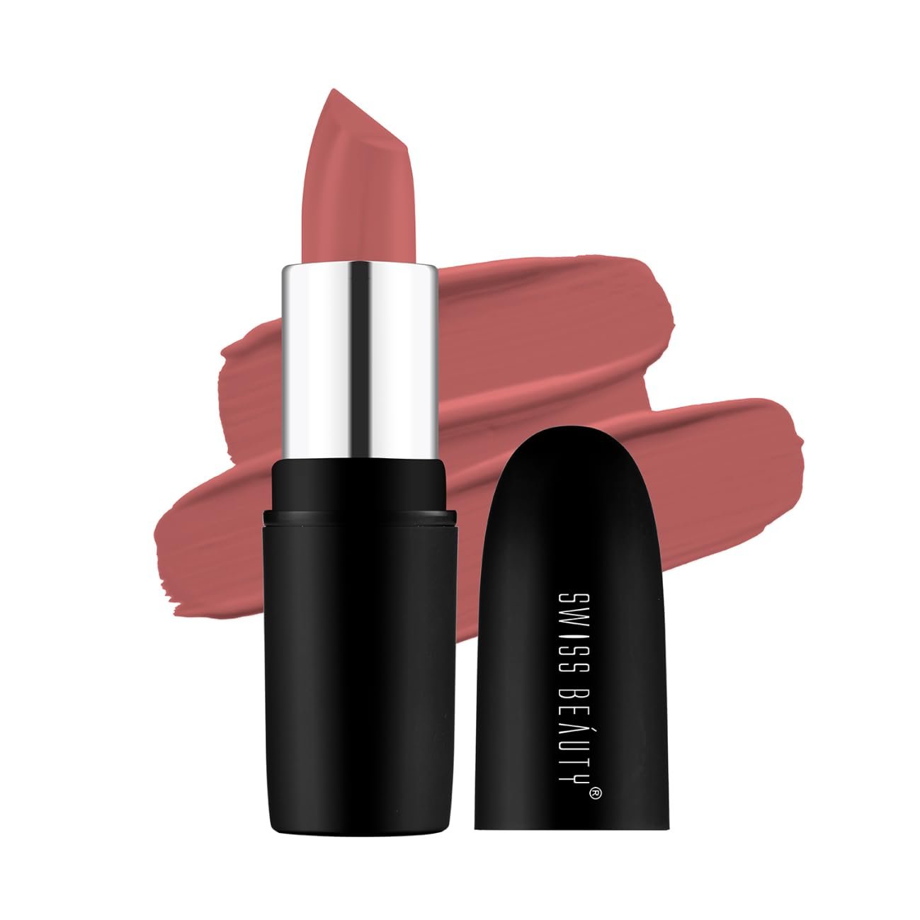 Swiss Beauty Pure Matte Creamy Lipstick | Non-drying, Highly pigmented Lipstick | Shade- Bare, 3.8gm| Swiss Beauty Pure Matte Creamy Lipstick | Non-drying, Highly pigmented Lipstick | Shade- Bare, 3.8gm|