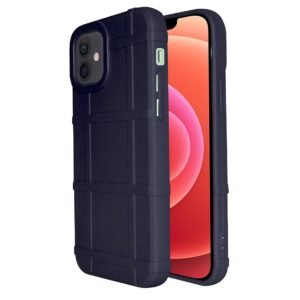 Amazon Brand - Solimo Shockproof Back Case Cover for Apple iPhone 12/12 Pro | 360 Degree Protection | Slim Protective Case | Anti-Scratch Tough TPU Case for Apple iPhone 12/12 Pro (Blue)