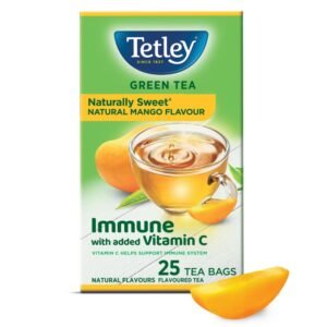 Tetley Green Tea Reviving Mango, 25 Tea Bag