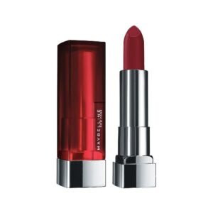 Maybelline New York Color Sensational Creamy Matte Lipstick lasts up to 12 Hours, Hydrate Lips, Rich Creamy Lipstick with Shea Butter, Available in 42 Shades - 695 Divine Wine, 3.9g