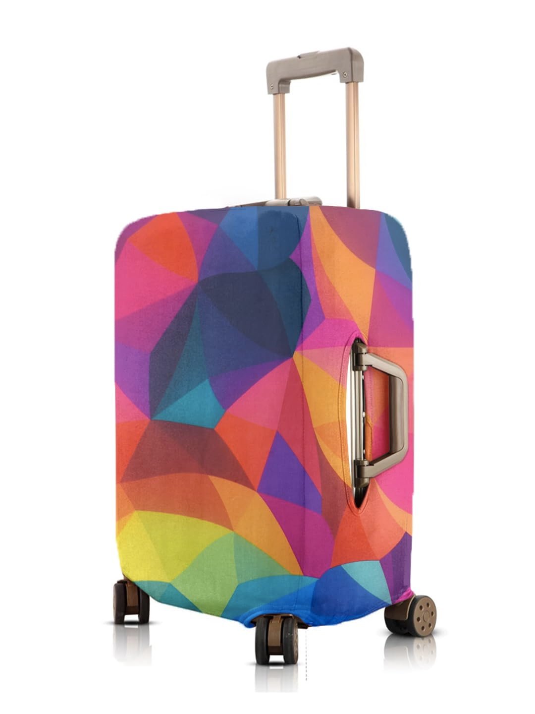 Cortina Polyester Luggage Cover Trolley Travel Covers Washable Dust Proof Anti-Scratch Suitcase Protector, Small-Multicolor Cortina Polyester Luggage Cover Trolley Travel Covers Washable Dust Proof Anti-Scratch Suitcase Protector, Small-Multicolor