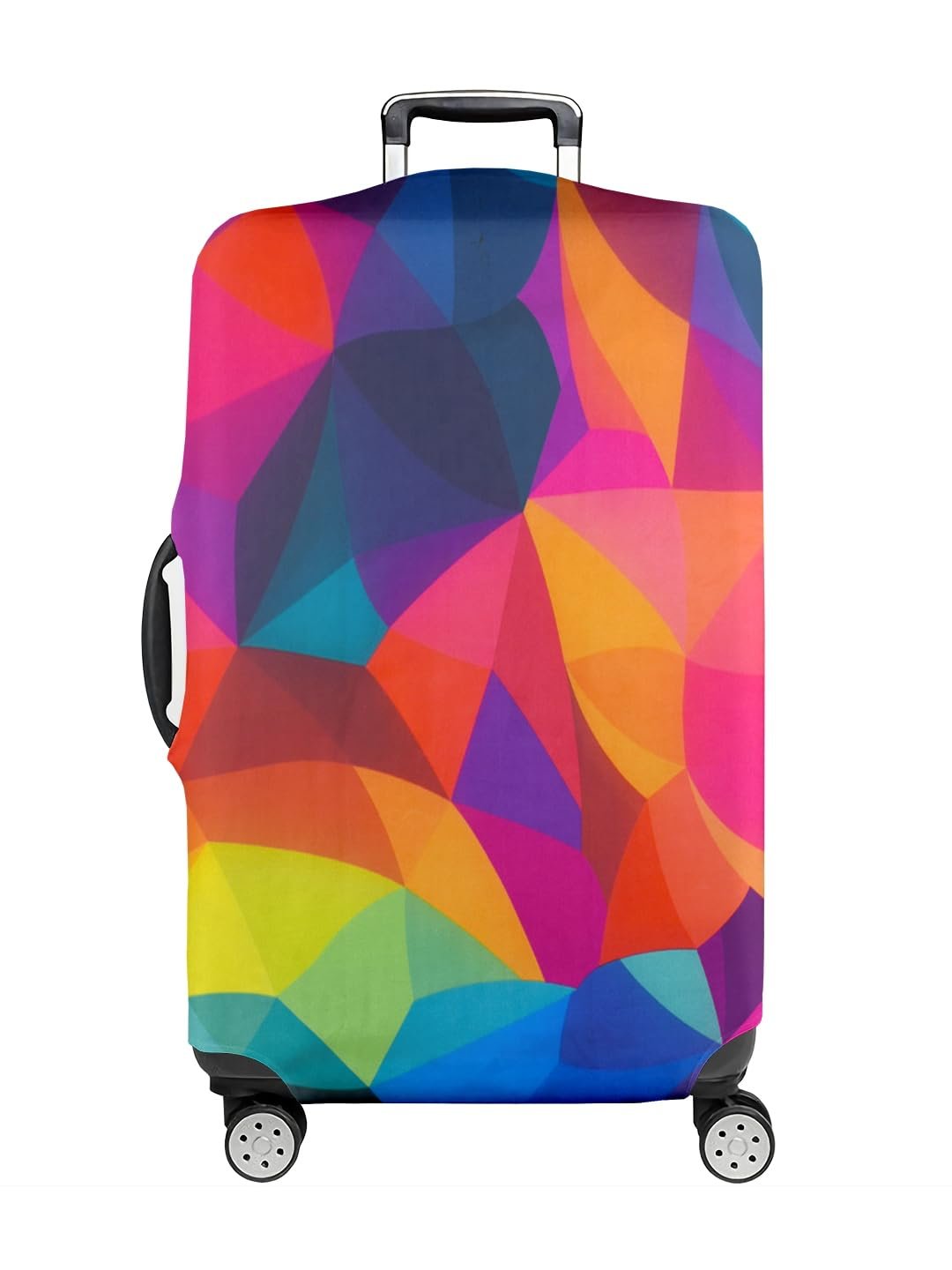 51hrpmnz2ml. sl1440 Cortina Polyester Luggage Cover Trolley Travel Covers Washable Dust Proof Anti-Scratch Suitcase Protector, Small-Multicolor