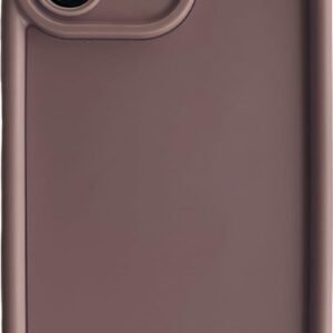 Scalebee Back Cover for Apple iPhone 16 and Flexible Matt Finish Anti Slip Scratch Proof Camera Protection Silicon Phone Case (Brown)