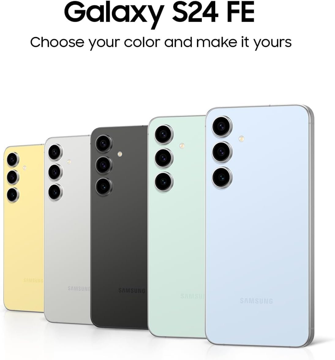 51jpjcjayzl. sl1176 Samsung Galaxy S24 FE 5G (Mint, 8GB RAM+ 256GB Storage) | Exynos 2400e Processor | Dynamic AMOLED Display | Dual Nano-SIM | 4700mAh Battery