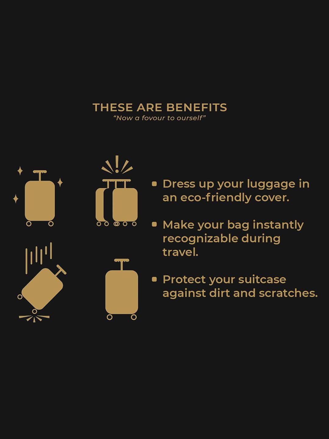 51poqoysprl. sl1440 Cortina Polyester Luggage Cover Trolley Travel Covers Washable Dust Proof Anti-Scratch Suitcase Protector, Small-Multicolor