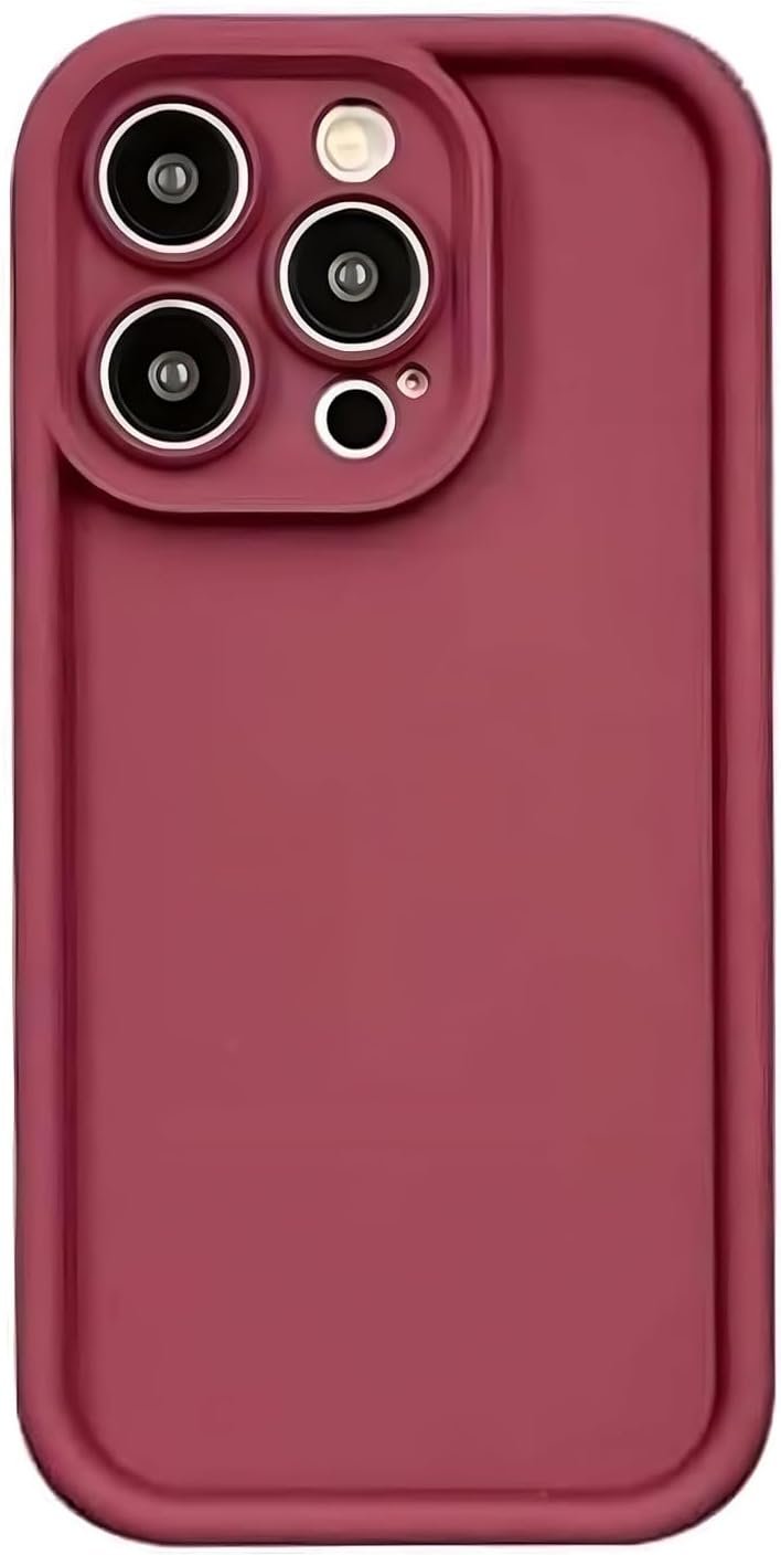 Scalebee Back Cover for Apple iPhone 13 Pro Max Soft and Flexible Matt Finish Anti Slip Shock Proof Camera Protection Silicon Phone Case (Redwine) Scalebee Back Cover for Apple iPhone 13 Pro Max Soft and Flexible Matt Finish Anti Slip Shock Proof Camera Protection Silicon Phone Case (Redwine)