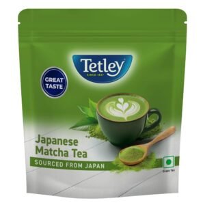 Tetley Japanese Matcha Green Tea Powder 50g (33 Servings), Sourced from Japan, Resealable Pouch, Pure & Authentic, Smooth Taste, For Hot & Cold Drinks, Lattes & Recipes