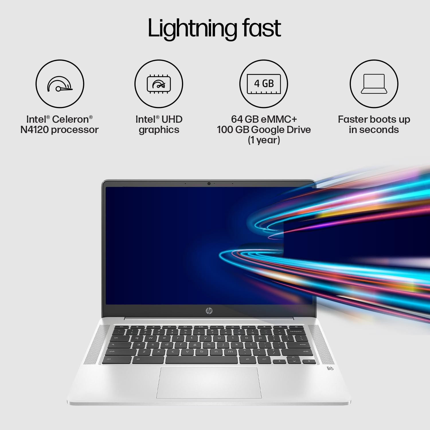 613oviv knl. sl1500 HP Chromebook X360 Intel Celeron N4020 14 inch(35.6 cm) Micro-Edge, Touchscreen, 2-in-1 Laptop (4GB RAM/64GB eMMC/Chrome OS/Intel UHD Graphics,1.49Kg), 14a-ca0506TU