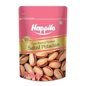 Happilo Premium Pink Oven Roasted & Salted Pistachios 200g | Rich In Protein, Phosphorus | Dietary Fibre, Premium Nuts & Dry Fruits | Shelled Nuts, Crunchy | Delicious Healthy Snack