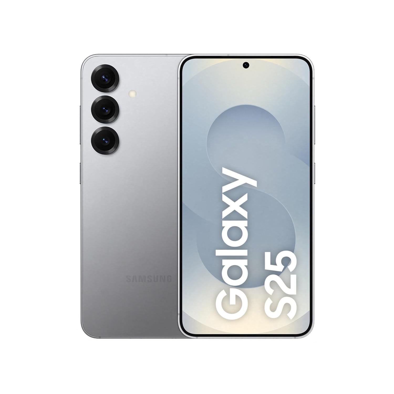 Samsung Galaxy S25 5G Smartphone with Galaxy AI (Silver Shadow, 12GB RAM, 256GB Storage), Snapdragon 8 Elite, 50 MP Camera with ProVisual Engine and 4000mAh Battery Samsung Galaxy S25 5G Smartphone with Galaxy AI (Silver Shadow, 12GB RAM, 256GB Storage), Snapdragon 8 Elite, 50 MP Camera with ProVisual Engine and 4000mAh Battery