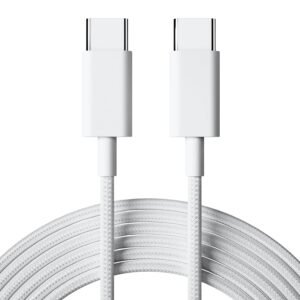 iPhone Original 80W USB C to Type C Nylon Braided Charger Cable [MFi Certified, 2 YEAR WARRANTY*] Fast PD Charging Compatible for iPhone 16/16e/15/Pro/Max Series/MacBook & Other USB Type C Devices