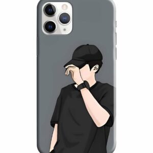 Printed Colorful Hard Back Case Cover & Compatible for Apple iPhone 11 Pro | Cool Boy with Cap (Multicolor) - D6266