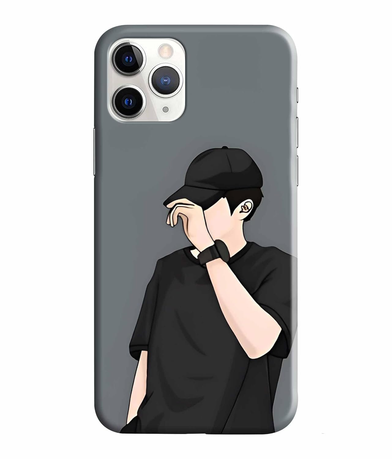Printed Colorful Hard Back Case Cover & Compatible for Apple iPhone 11 Pro | Cool Boy with Cap (Multicolor) - D6266 Printed Colorful Hard Back Case Cover & Compatible for Apple iPhone 11 Pro | Cool Boy with Cap (Multicolor) - D6266