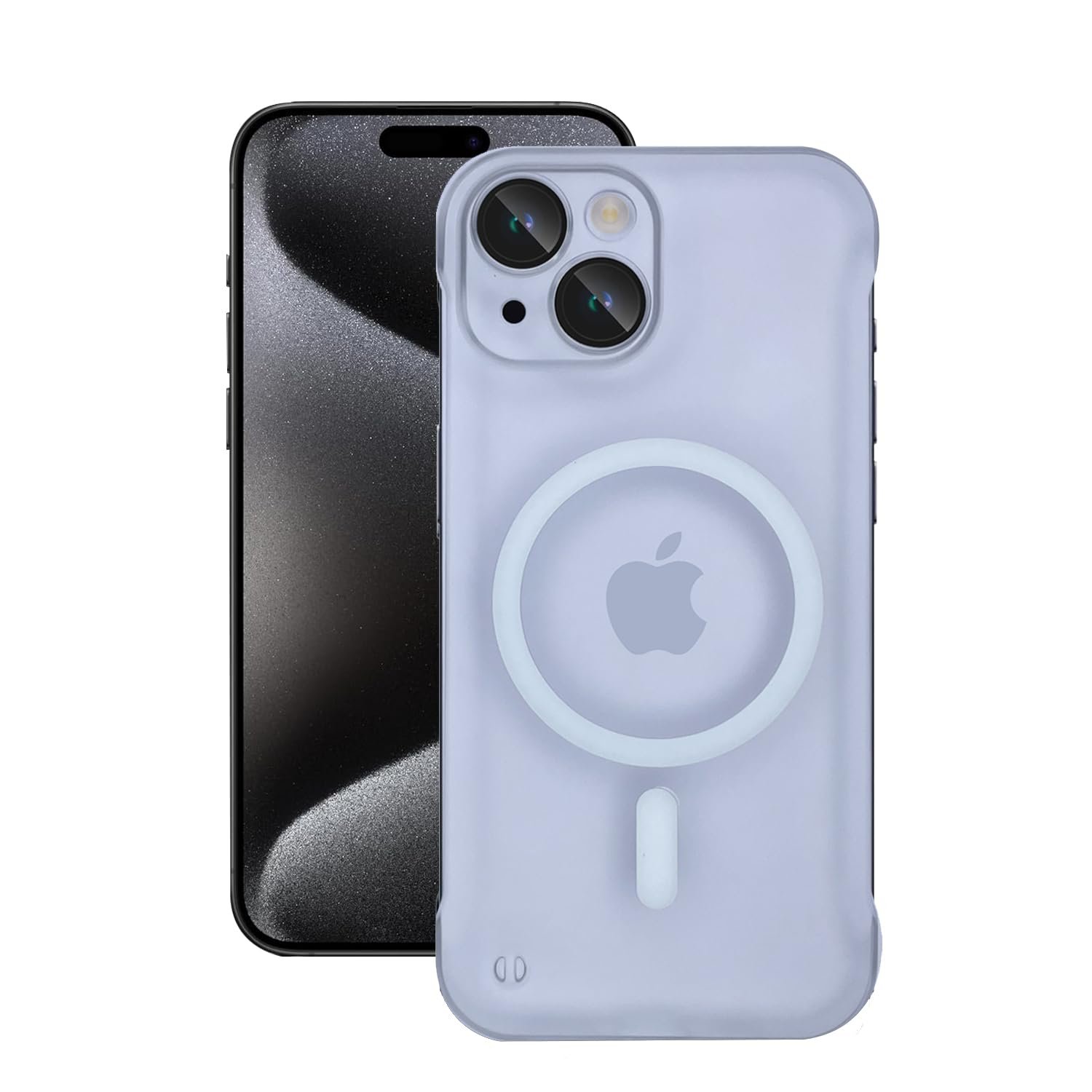 Back Case Cover Compatible for Apple iPhone 15 Plus Back Case Cover | 360 Degree Protection | Camera Protection | Frameless Magsafe | (TPU + PC) (Transparent) Back Case Cover Compatible for Apple iPhone 15 Plus Back Case Cover | 360 Degree Protection | Camera Protection | Frameless Magsafe | (TPU + PC) (Transparent)