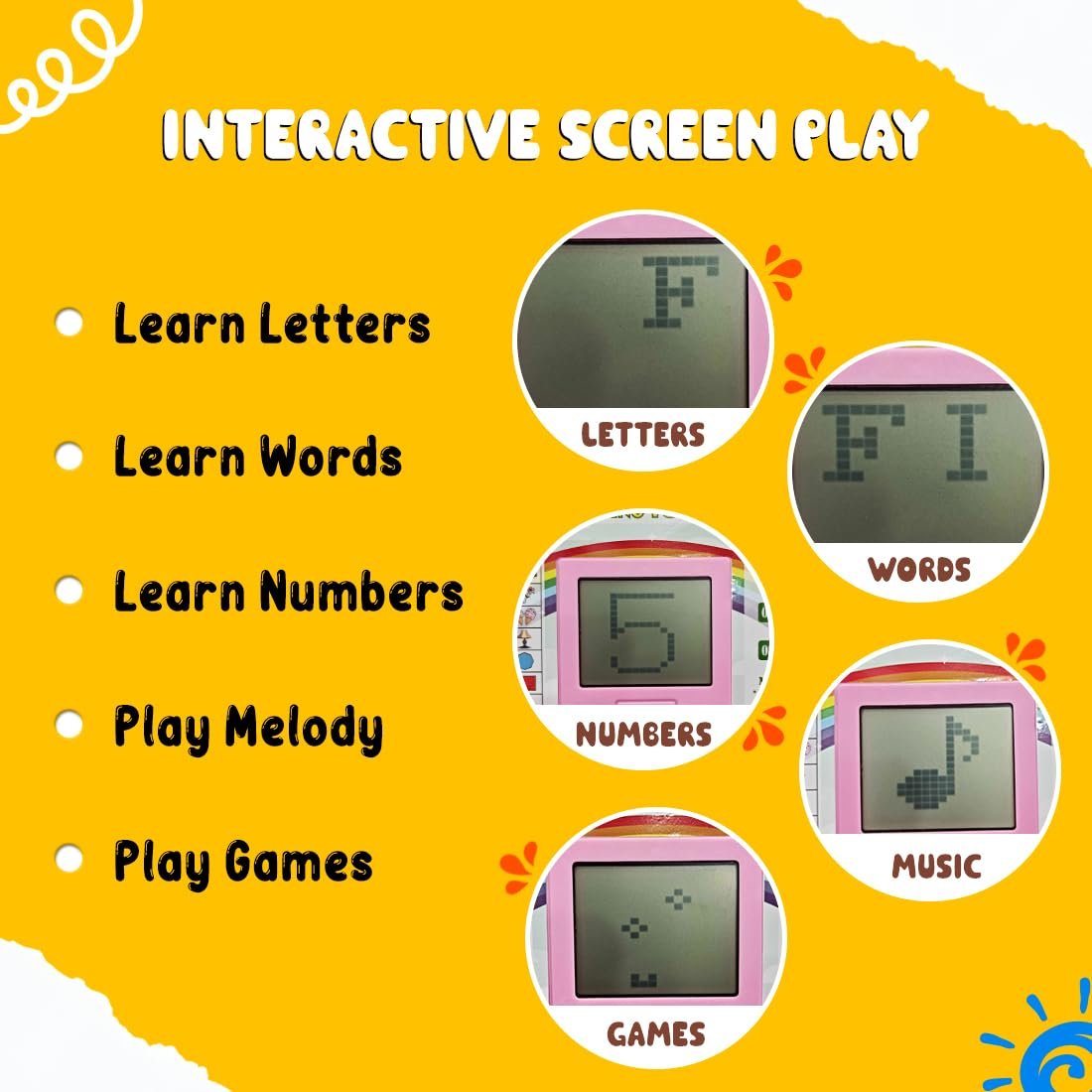 61iu0e0gjl. sl1100 Wembley Educational Kids Laptop Learning Toy for 2-5 Years Boys Girls Computer Toys for 3 Years Fun Activity Learning Alphabet,Letter,Words,Games,Mathematics,Music,Logic Memory Tool – Blue