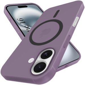 Jkobi Back Cover Case for Apple iPhone 16 (Frosted Matte Feel | MagSafe Compatible Wireless Charging | Polycarbonate Material)