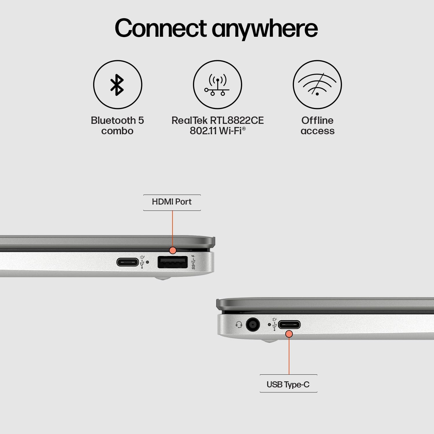 61pj6hwckvl. sl1500 HP Chromebook X360 Intel Celeron N4020 14 inch(35.6 cm) Micro-Edge, Touchscreen, 2-in-1 Laptop (4GB RAM/64GB eMMC/Chrome OS/Intel UHD Graphics,1.49Kg), 14a-ca0506TU