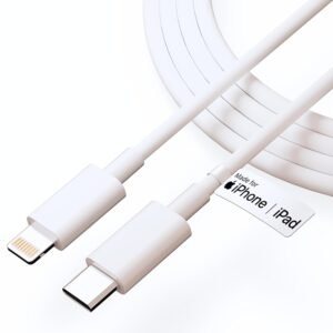UNBREAKcable USB Type C to Lightning Cable 27W [MFi Certified + 2 Years Warranty] Fast Charger Cable for iPhone 14/13/12/11/X/XS/XR/8/Plus, iPad Mini/Pro/Max, USB Type-C Power Delivery Cord by Tudox