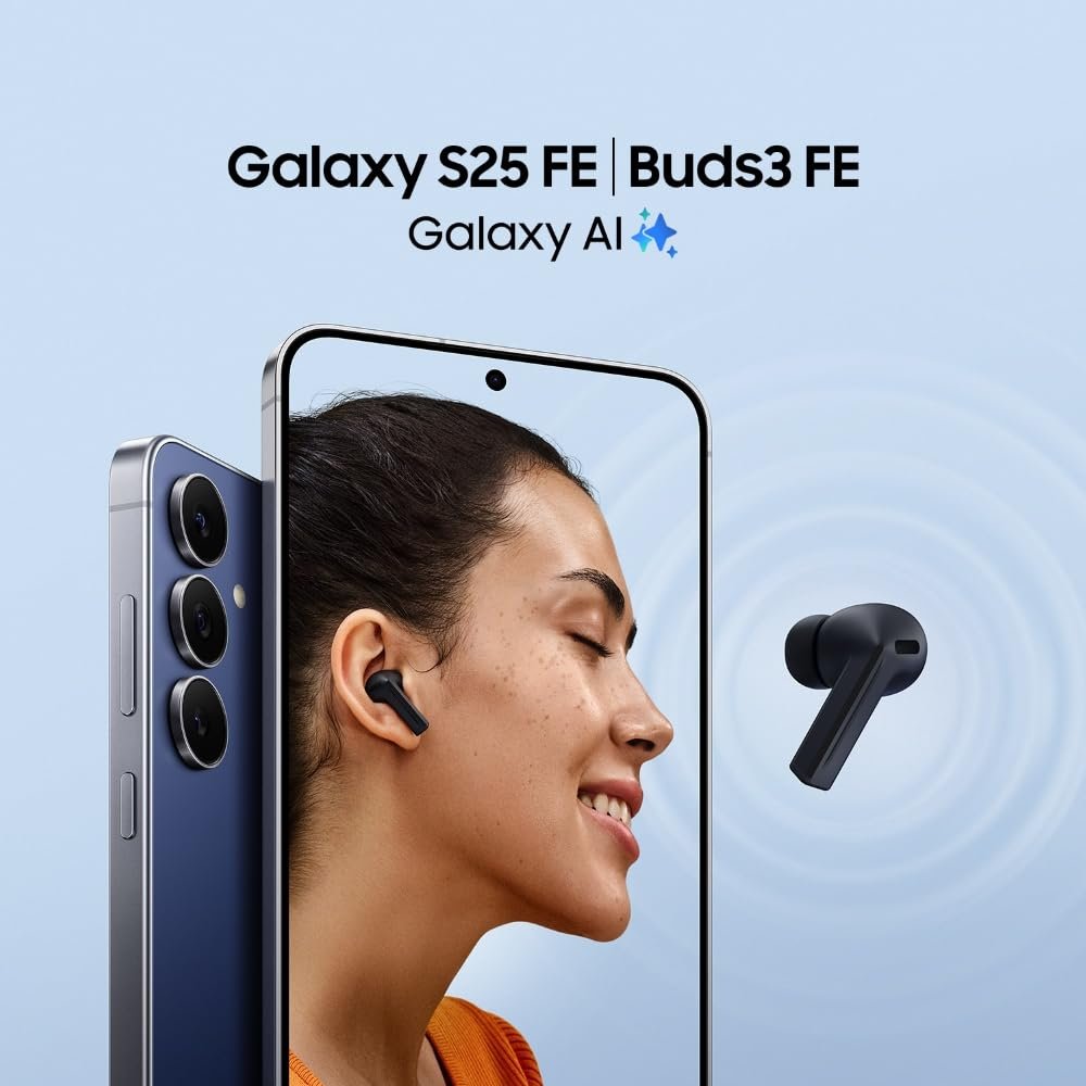 61rqlup965l. sl1000 Samsung Galaxy S25 FE 5G Smartphone with Galaxy AI (JetBlack, 8GB RAM, 512GB Storage), 12MP Front Camera, ProVisual Engine, Long Battery Life