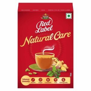 Brooke Bond Red Label Natural Care Tea, with 5 Ayurvedic Ingredients, black tea, 250 gram, ginger