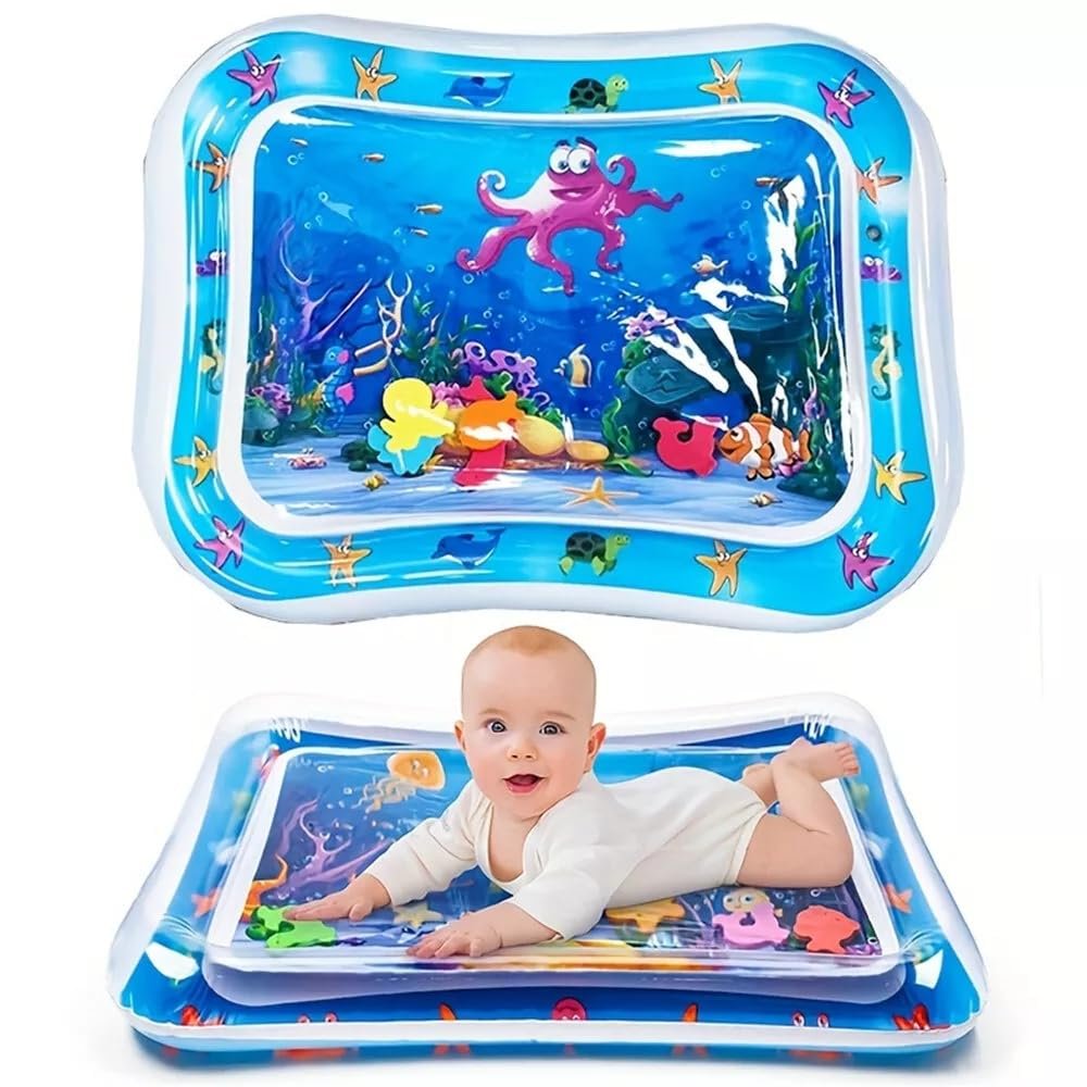 Toy Imagine Tummy Time Water Mat for Babies | Sensory Play Gym for 6-12 Months | Newborn Baby Essentials | Water-Filled Activity Mat | Baby Gifts | Pack of 1 Toy Imagine Tummy Time Water Mat for Babies | Sensory Play Gym for 6-12 Months | Newborn Baby Essentials | Water-Filled Activity Mat | Baby Gifts | Pack of 1