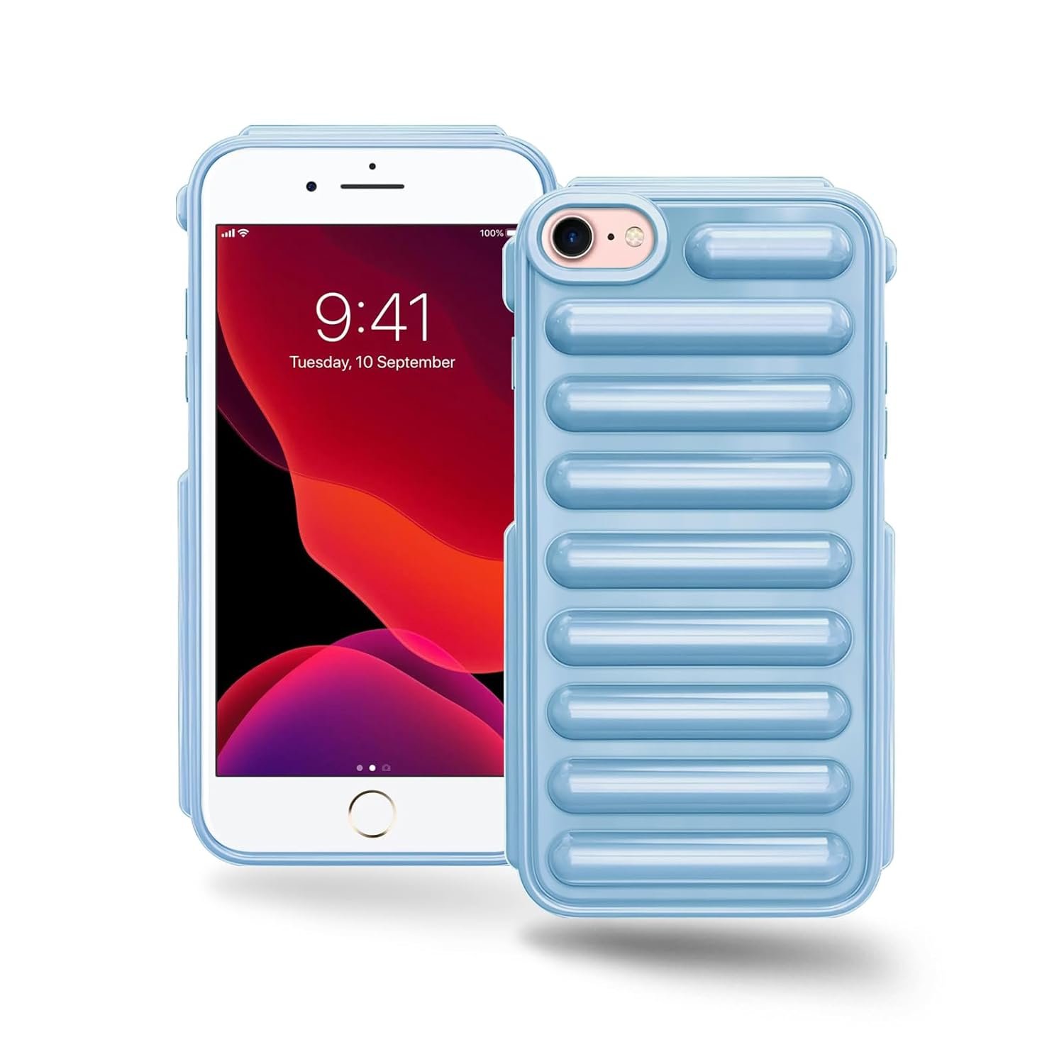 61x1jucaesl. sl1500 Plus High Protection Capsule Design Back Cover for Apple iPhone SE 2020 – Blue